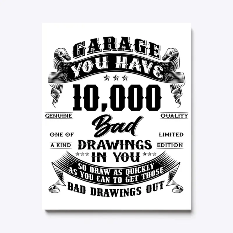 You have 10,000 Bad Drawings In You...